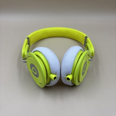 Beats Mixr Headphones On-Ear Neon Yellow TESTED WORKS | eBay