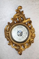 Barometer Rokoko Barockstil Antikstil golden Frankreich edel Prunk Villa