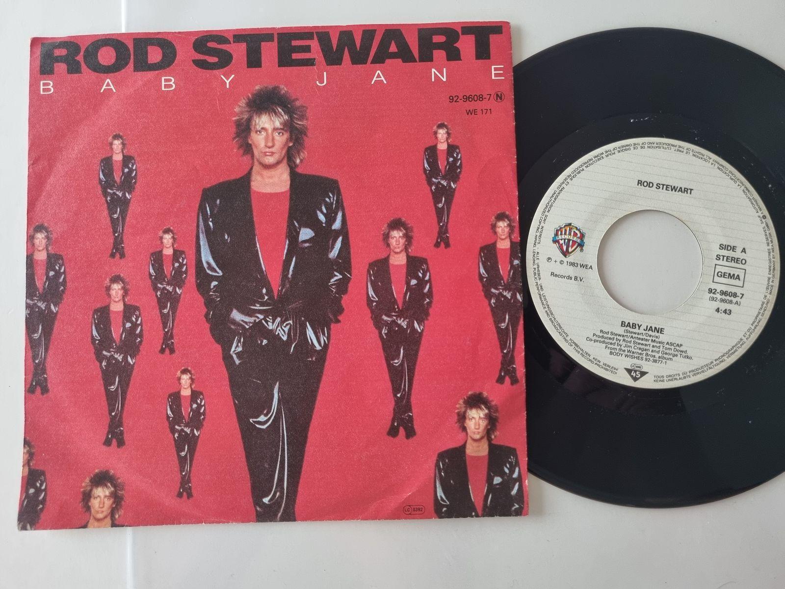 7"" Single Rod Stewart - Baby Jane Vinyl Germany