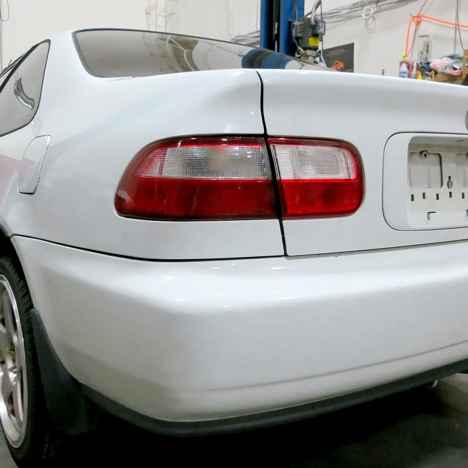 Для 92-95 Honda Civic EG купе седан Si красный прозрачный задние фонари OE стиль - Изображение 3 из 3