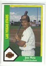 1990 CMC Las Vegas Stars (Triple-A San Diego Padres) Jose Mota