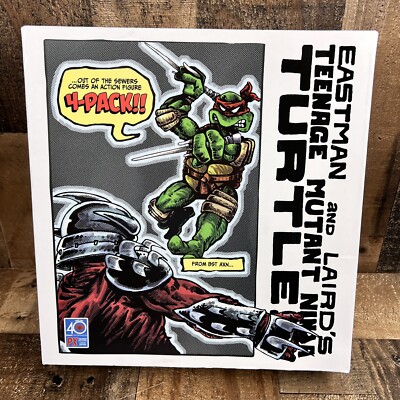 Bst Axn TMNT Classic Comic Px Action Figure 4pc Box Set 1 Ninja Turtles Sealed