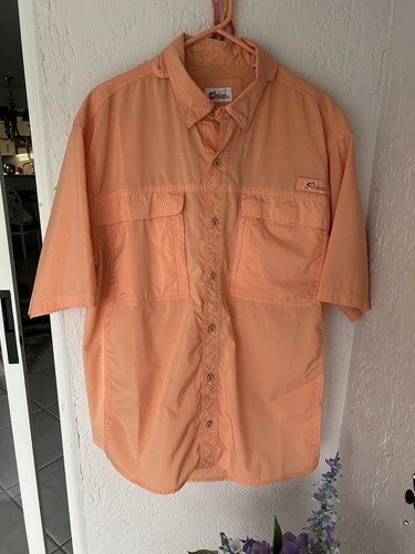 MEN'S XL Cool Vented Fishing Shirt World Wide Sportsman" Button-Down MINT - Picture 2 of 7