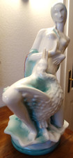 Leda und Schwan sehr große Prozellanfigur von  Emil Sutor