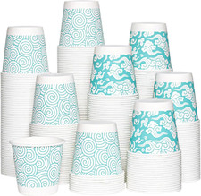 3 Oz Disposable Bathroom Mouthwash Cups 300 Pack, Small Mini Paper Cups for B...