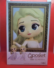 Banpresto Q Posket Disney Characters - Elsa - Frozen 2  (ver. B) NIB B3G1 Free!