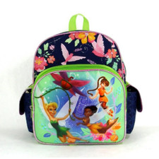 Tinkerbell Fairies 12" Small Backpack School Bag Ride The Breeze