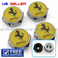 License Plate Bolts Screws Frame Caps 2 Color - Us Seller