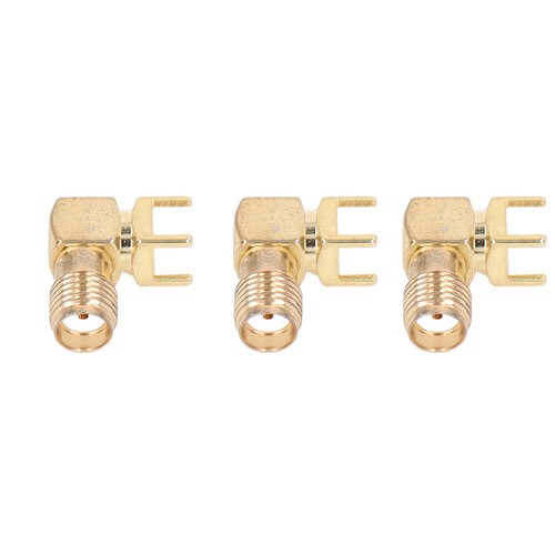 10Pcs RF Connector Panel Bent 90 Degree 4 Pin Antenna Base PCB End - Zdjęcie 9 z 23
