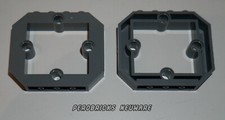 LEGO® 2x Pin-Rahmen / Fenster / Verbinder / dunkelgrau #49699 #6263879 NEUWARE