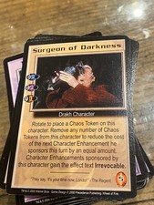 SURGEON OF DARKNESS WHEEL OF FIRE 2000 BABYLON 5 CCG COLLECTORS CARD NEAR MINT