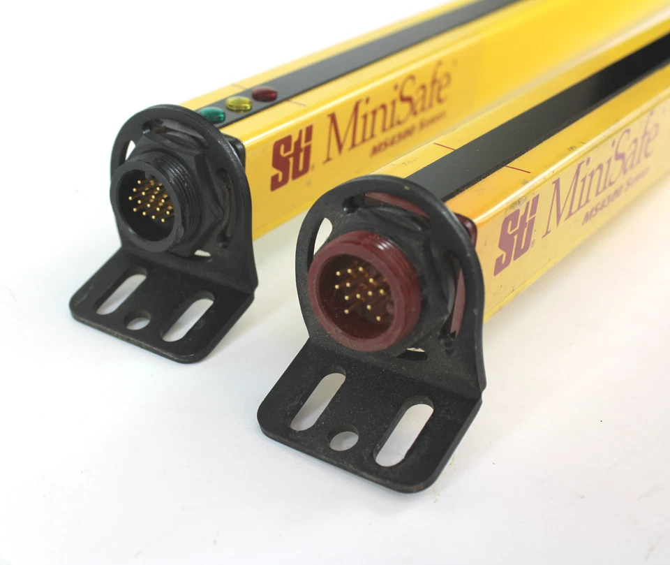 STI MiniSafe B MS4300 Series Light Curtain 64" Transmitter & Reciever MS4364B - Image 2 of 4