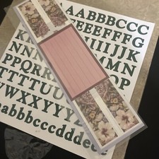 Creative Memories Inspiration Perfect Fit Paper Plus Letters