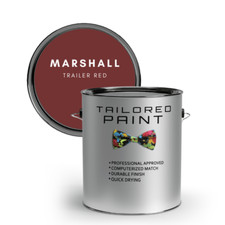 MARSHALL TRAILER RED Tractor Machinery 1L 1K Enamel Direct Gloss