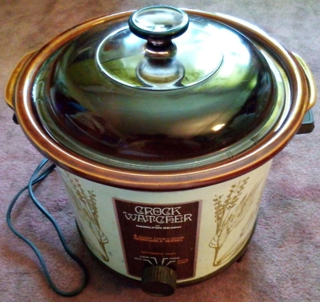 VTG Crock Watcher By Hamilton Beach Slow Cooker - Model: 415-1 - Made In USA