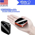 2USB Power Bank 1000000mah Portable External Battery Backup Charger Fast Charge