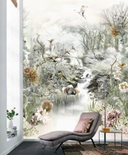 3D Scenery Flower ZHUA20431 Wallpaper Wall Murals Removable Self-adhesive Ann 24
