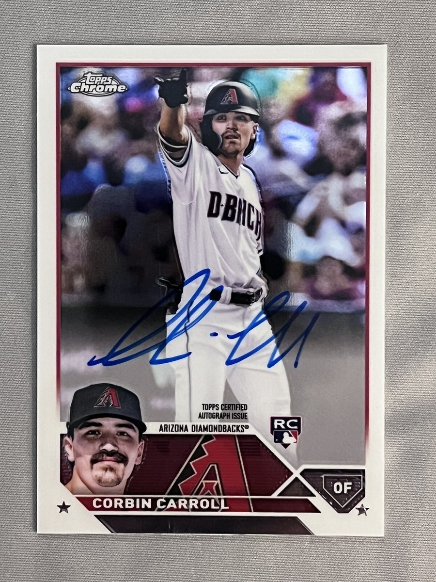 2023 Topps Chrome CORBIN CARROLL Rookie Auto RC | eBay