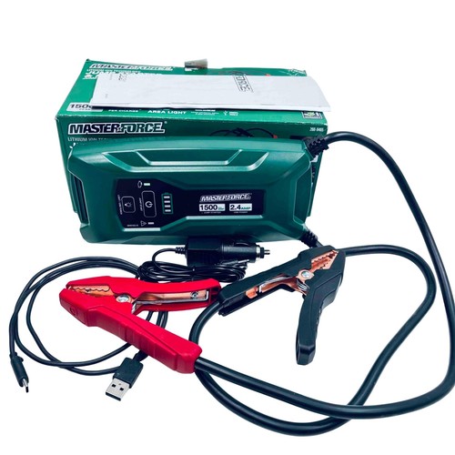 Masterforce 260-9465 Lithium Ion Jump Starter/Power Bank with LED Area ...