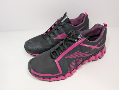 Reebok Zigtech Zigwild TR2 Women's Pink Running Trail Shoes Size 11 Black