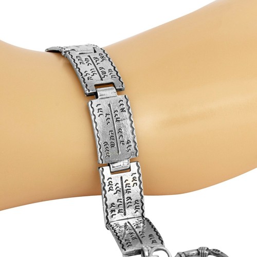 Armband 72 Namen Gottes Kabbala Armreif Schmuck Sterlingsilber 7,8 Zoll/20 cm - Bild 3 von 9