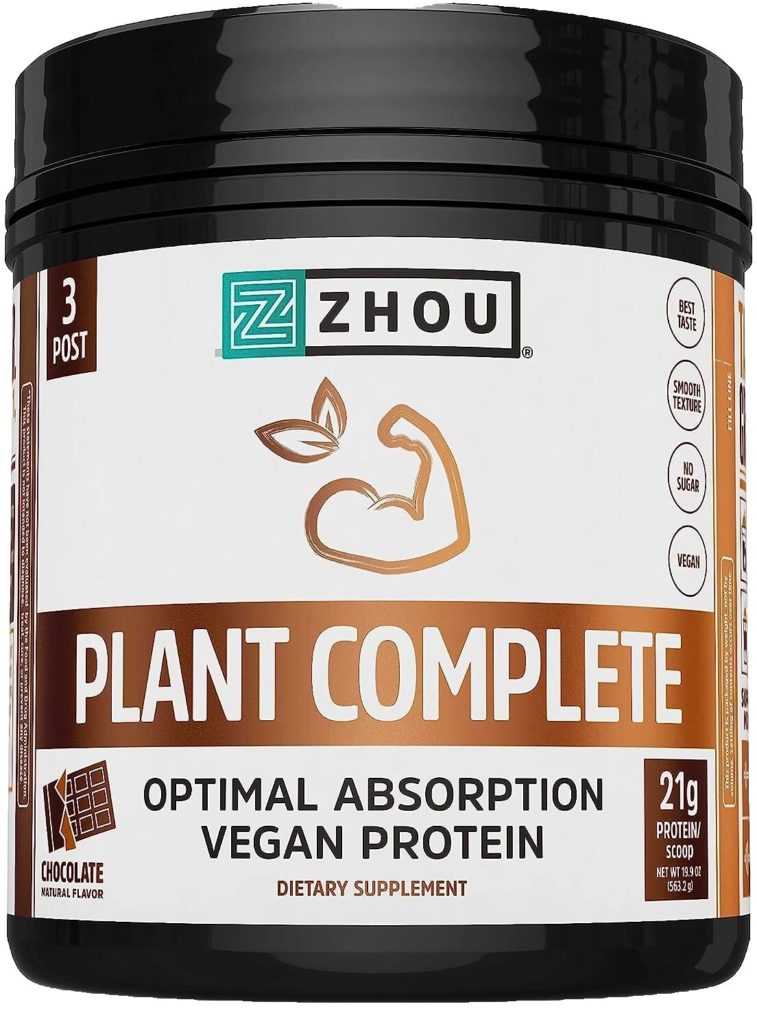 Chocolate Protein Plant-Based Proteins Supplements