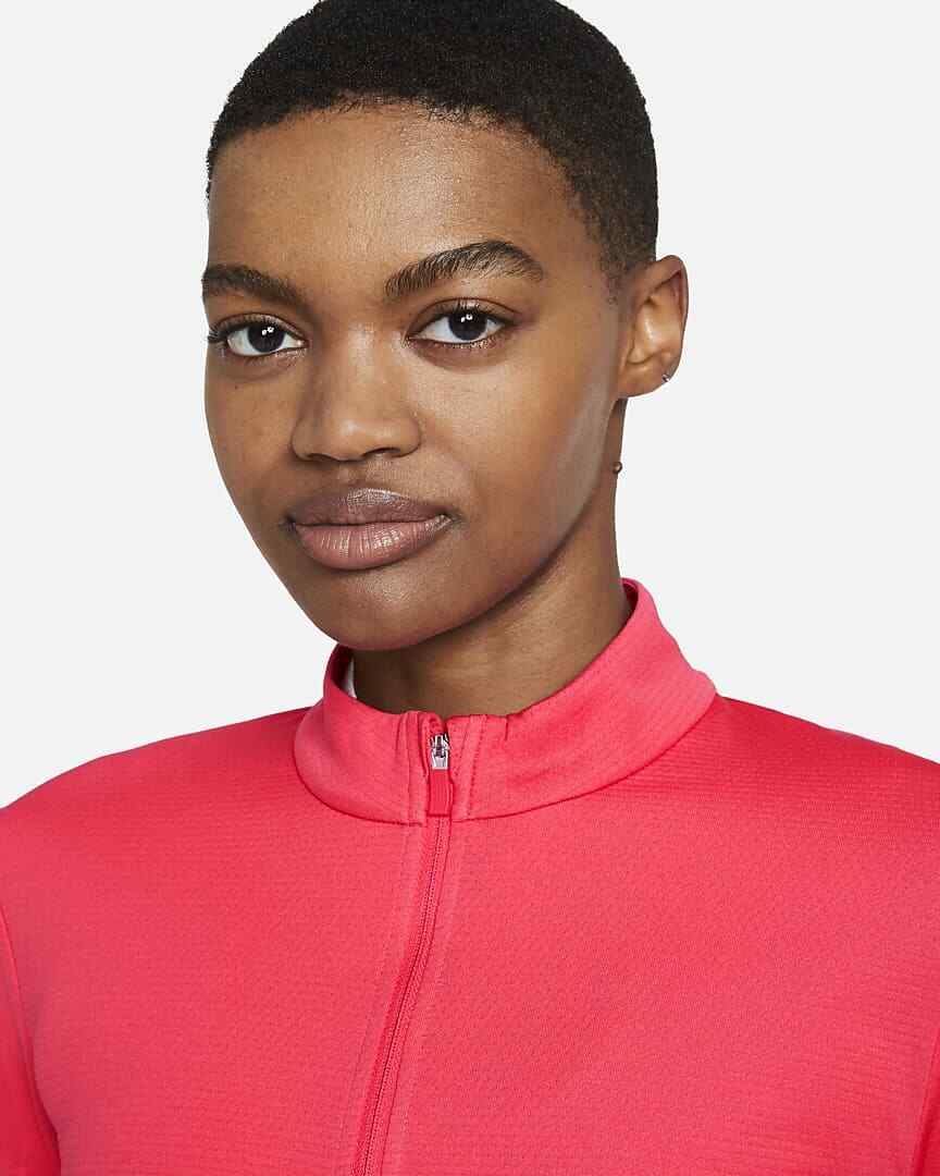 nike dri fit uv victory women's full zip golf top