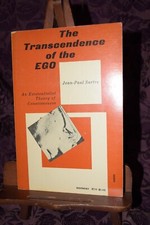 The Transcendence of the EGO by Jan-Paul Sarte NOONDAY Vintage Paperback