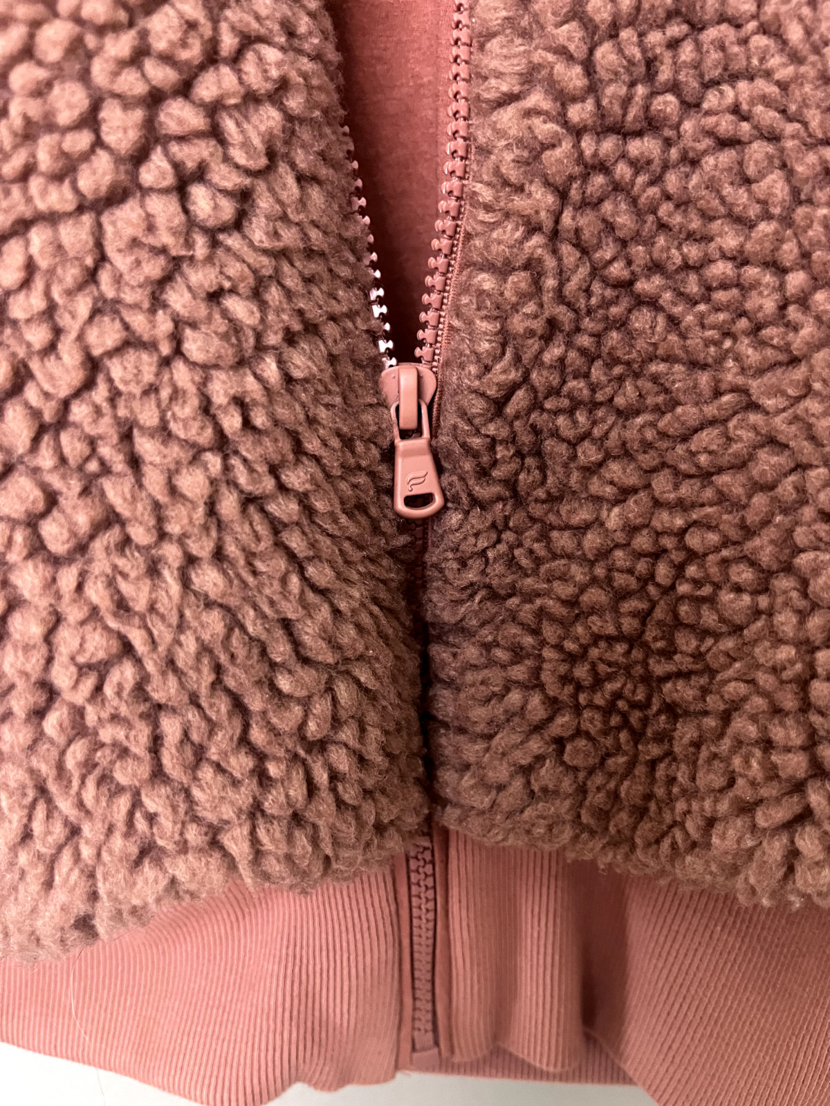 Fabletics Summit Teddy Jacket size Medium Sherpa … - image 3