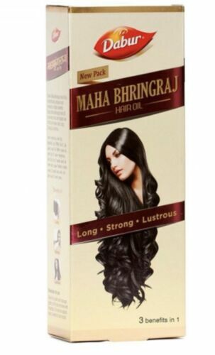 Lot De 3 Hennés Noir Naturel Dabur Vatika - 60g Chacun - Colorant Cheveux Sans Ammoniaque