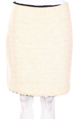 ESPRIT Skirt Glitter Bouclé Frills Volants D 36 neutral shades