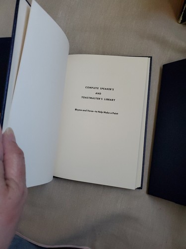 Jacob M. Braude 1965 8 Vol Box Set-Speaker's Toastmaster's Library (Box wear) - Imagen 10 de 15