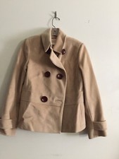 Talbots Women Beige Dress Coat Jacket Women Size 10 Formal Stylish Winter