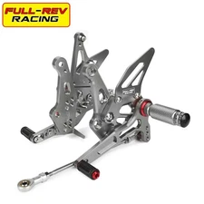FULL-REV For KAWASAKI Z1000 2010-2017 Adjustable Rearset Foot Pegs Footrests