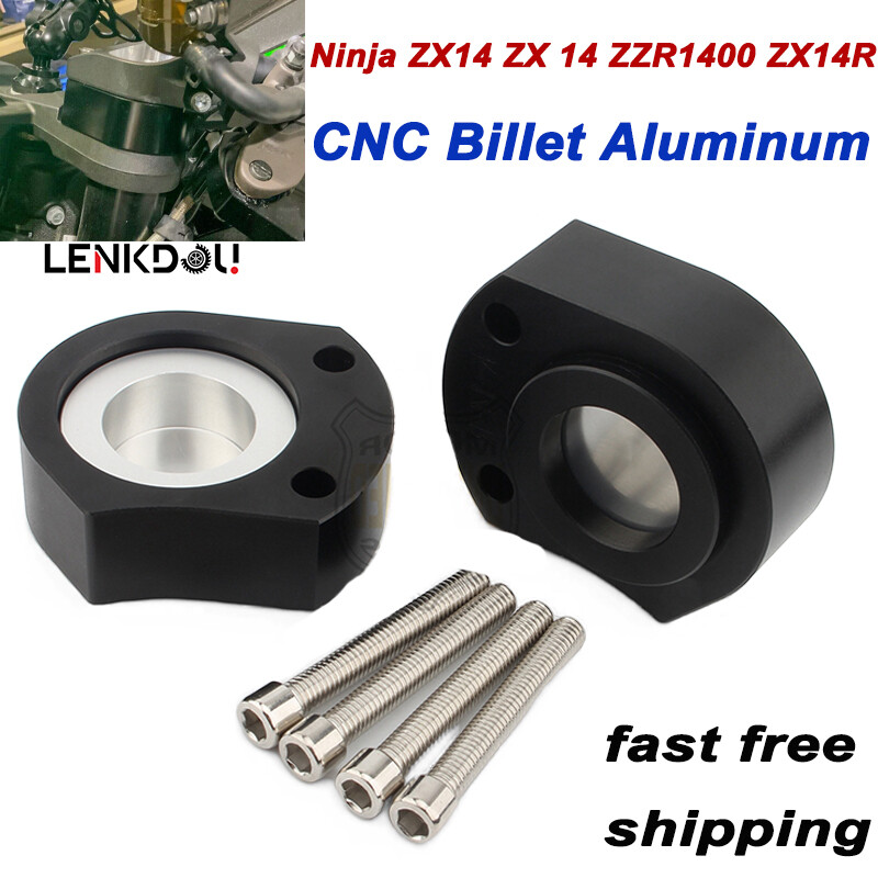 For Kawasaki Ninja ZX14 ZX 14 ZZR1400 ZX14R CNC Aluminum 1