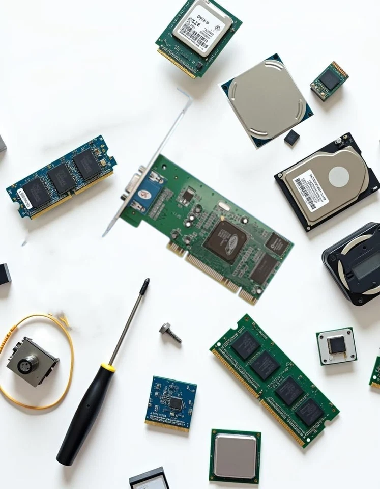 8MB Graphics Card VGA PCI 32Bit for Server Industrial Computer Multi-Display XL - Image 3 of 4