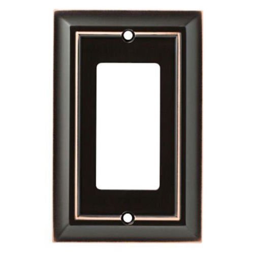 W10244-OB Oil Rubbed Bronze Architect Single GFCI Outlet Cov