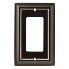 W10244-OB Oil Rubbed Bronze Architect Single GFCI Outlet Cover Plate