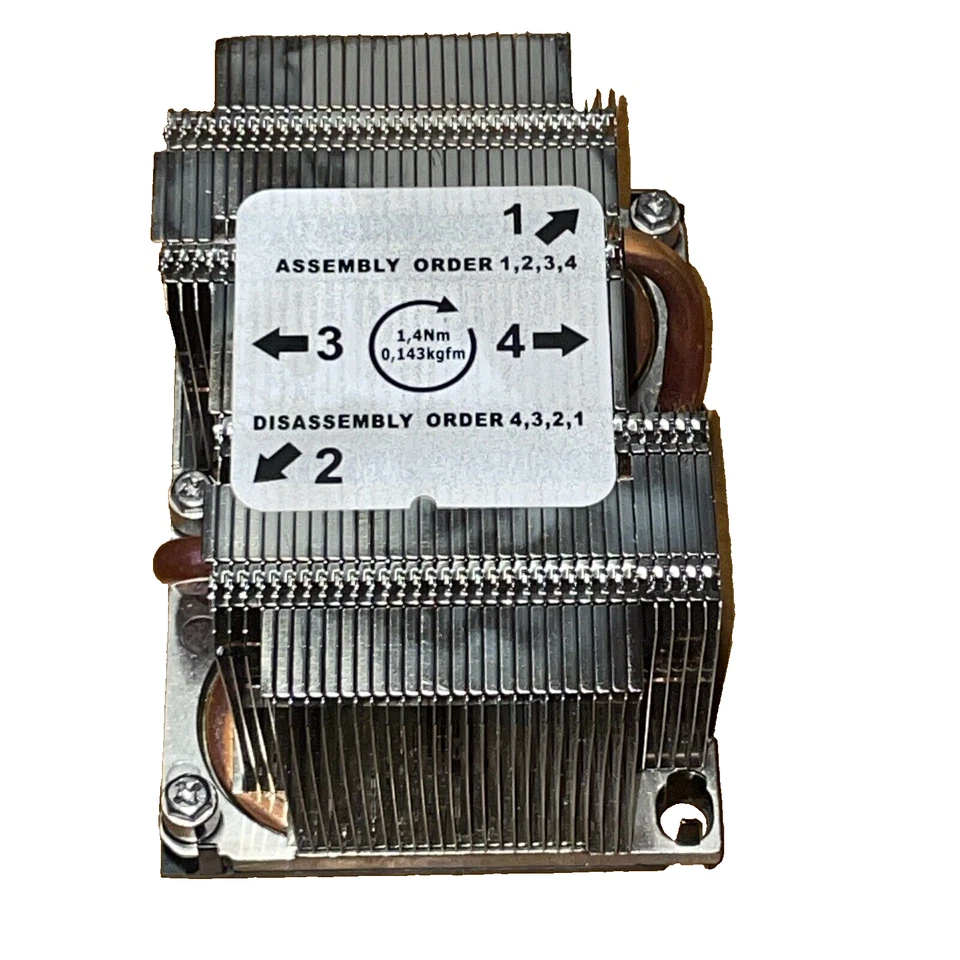 Fujitsu Primergy RX2540 M4 M5 CPU Kühler P/N: V26898-81014-V1 A3C40193584 - Image 2 of 4