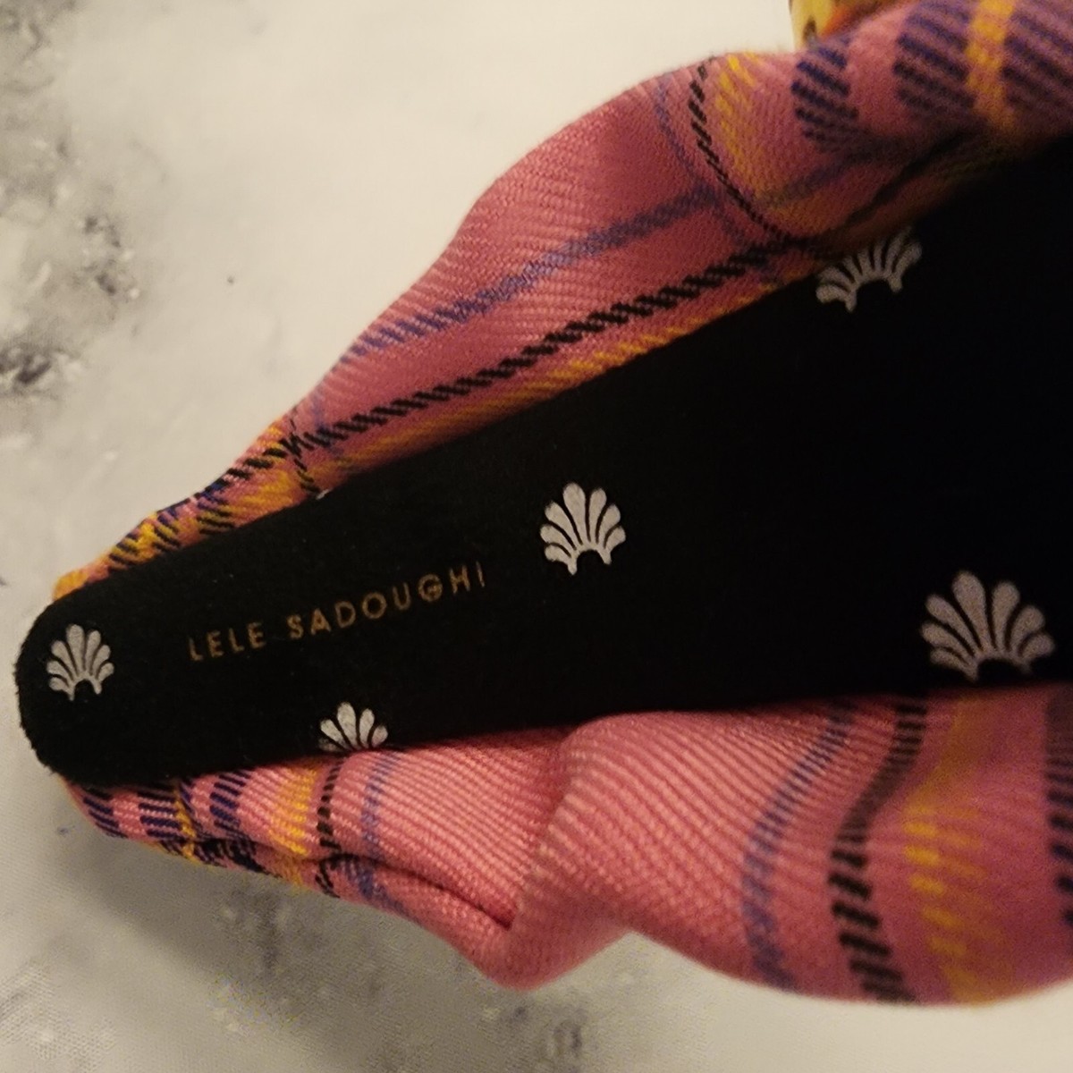 Lele Sadoughi Multicolor Braided Headband - Purple, Pink, Blue, Orange, Teal Shop the Lilly Pulitzer and Lele Sadoughi Headband Collaboration main image 2