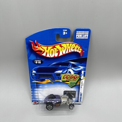 2002 HOT WHEELS First Edition #6/42 ALTERED STATE PURPLE Card #018