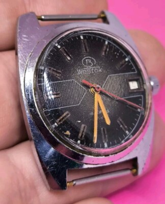 WOSTOK VINTAGE 2214 SU Rare Watch USSR VOSTOK SOVIET Rare Men 