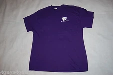 Womens S/S Purple KSU Tee Shirt IM ALL KANSAS STATE UNIVERSITY Flower S 4-6 KU