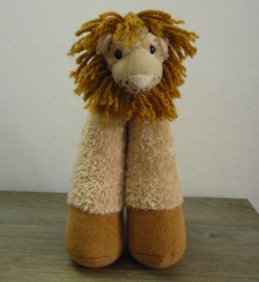 Bestever FUNNY FEET Adorable Long Legs Big Feet 10''/26cm Lion Soft Cat Plush Toy