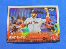 2015 Edwin Escobar ROOKIE RC Topps Chrome #168 REFRACTOR 