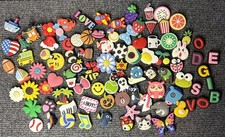 Large Mixed Lot Shoe Charms Animals Flowers Food Charms Croc Clog Sandals