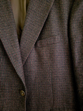 Great Vintage Ralph Lauren Polo University Club 100 Wool Blazer Jacket Sz 48 R