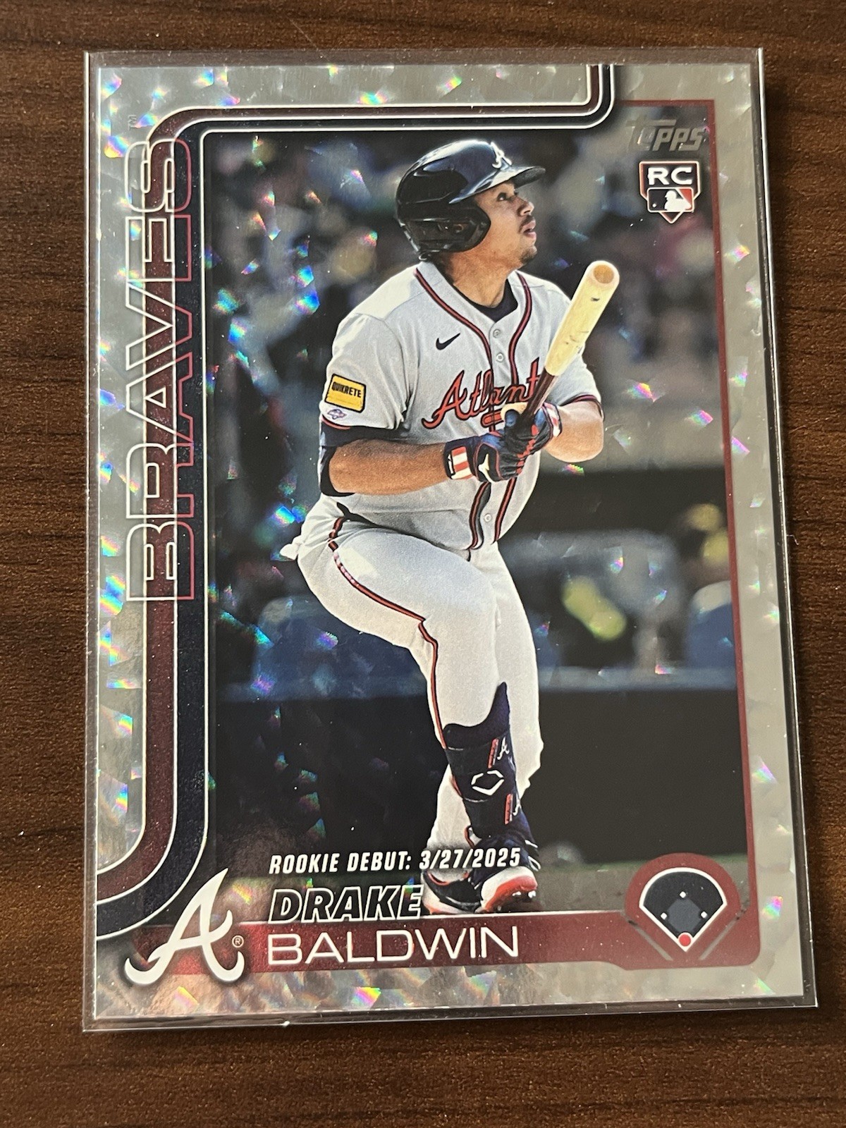 Drake Baldwin 2025 Topps Update (RC,SP) Rookie Silver Foilboard #US113 Braves