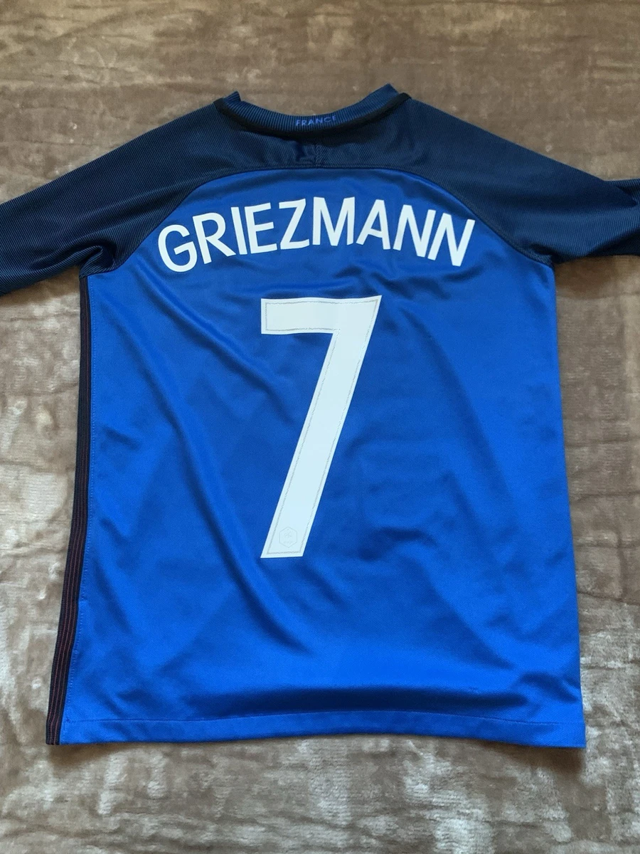 Flocage GRIEZMANN #7 FRANCE Centenaire or doré 1919
