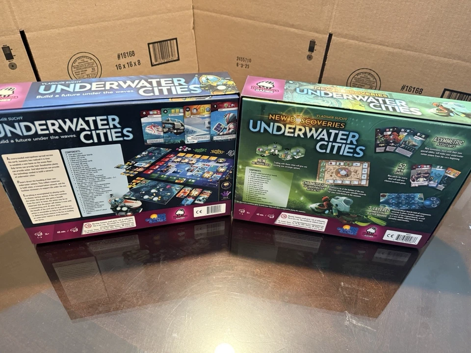 Underwater Cities W/ Promo + New Discoveries Expansion + Organizer - Image 2 of 3